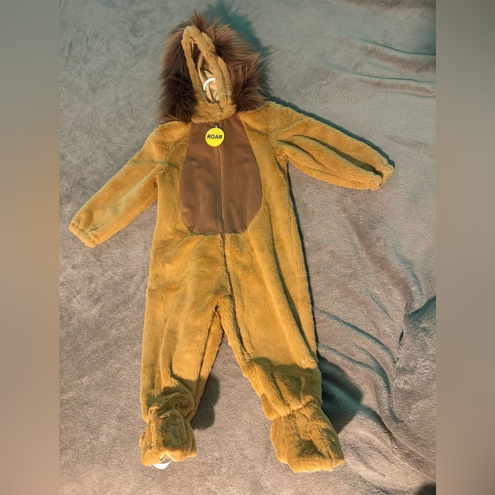 Kids Lion Costume - Brown